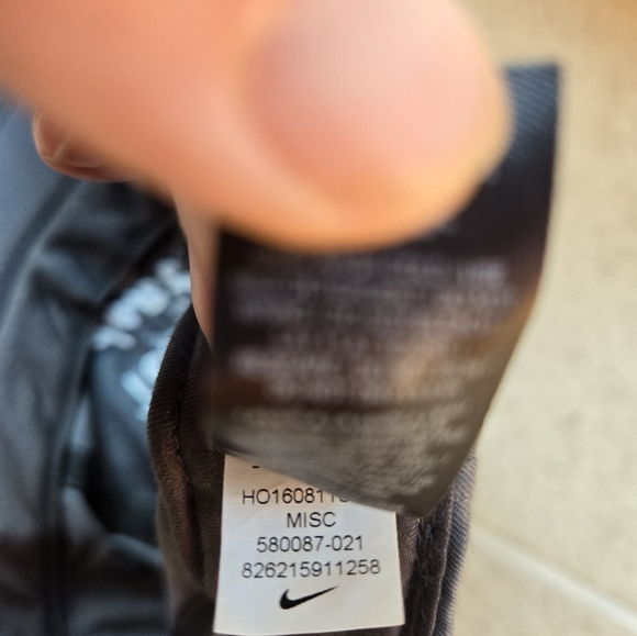 Nike Hat Tennis Hair Don't Care Gray Adjustable Cotton Poly Strapback - Picture 8 of 9